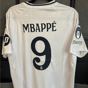 Fan Version Mbappe Real Madrid 2024/2025 Home Jersey Fan Version